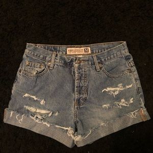 Jean cutoff shorts